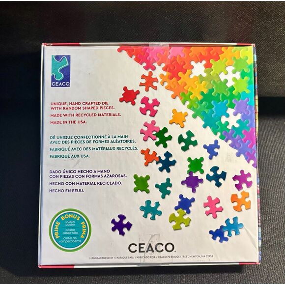 Ceaco 550‑Piece ‘France’ Jigsaw Puzzle – Bonus Poster, Made in USA – Complete - Picture 2 of 2